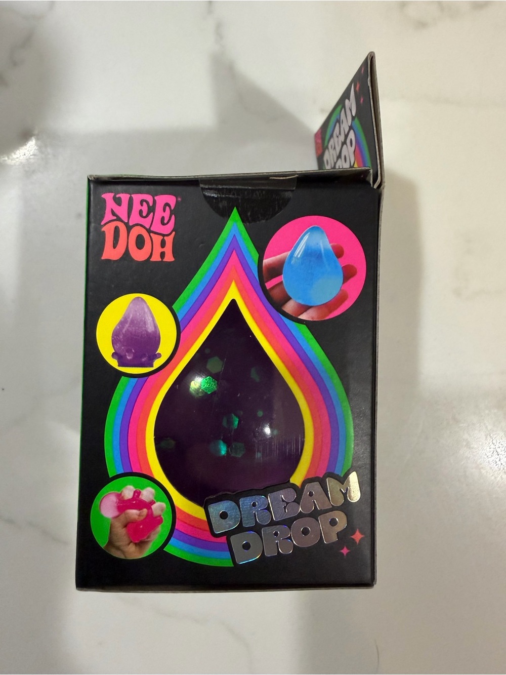 Schylling NEEDOH Dream Drop with splash stand, Purple, NIB, never opened - rare - Picture 3 of 5